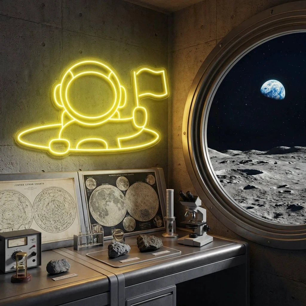 Astronaut 2 Led Neon Sign Light