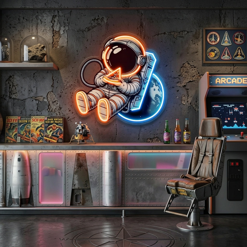 Astropizza LED Neon Sign Light Pop Art