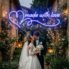 Made With Love Wedding Led Neon Sign Light