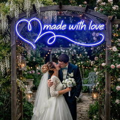 Made With Love Wedding Led Neon Sign Light