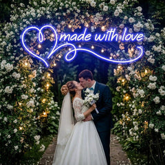 Made With Love Wedding Led Neon Sign Light