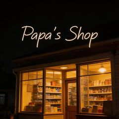 Custom Neon: Papa's Shop