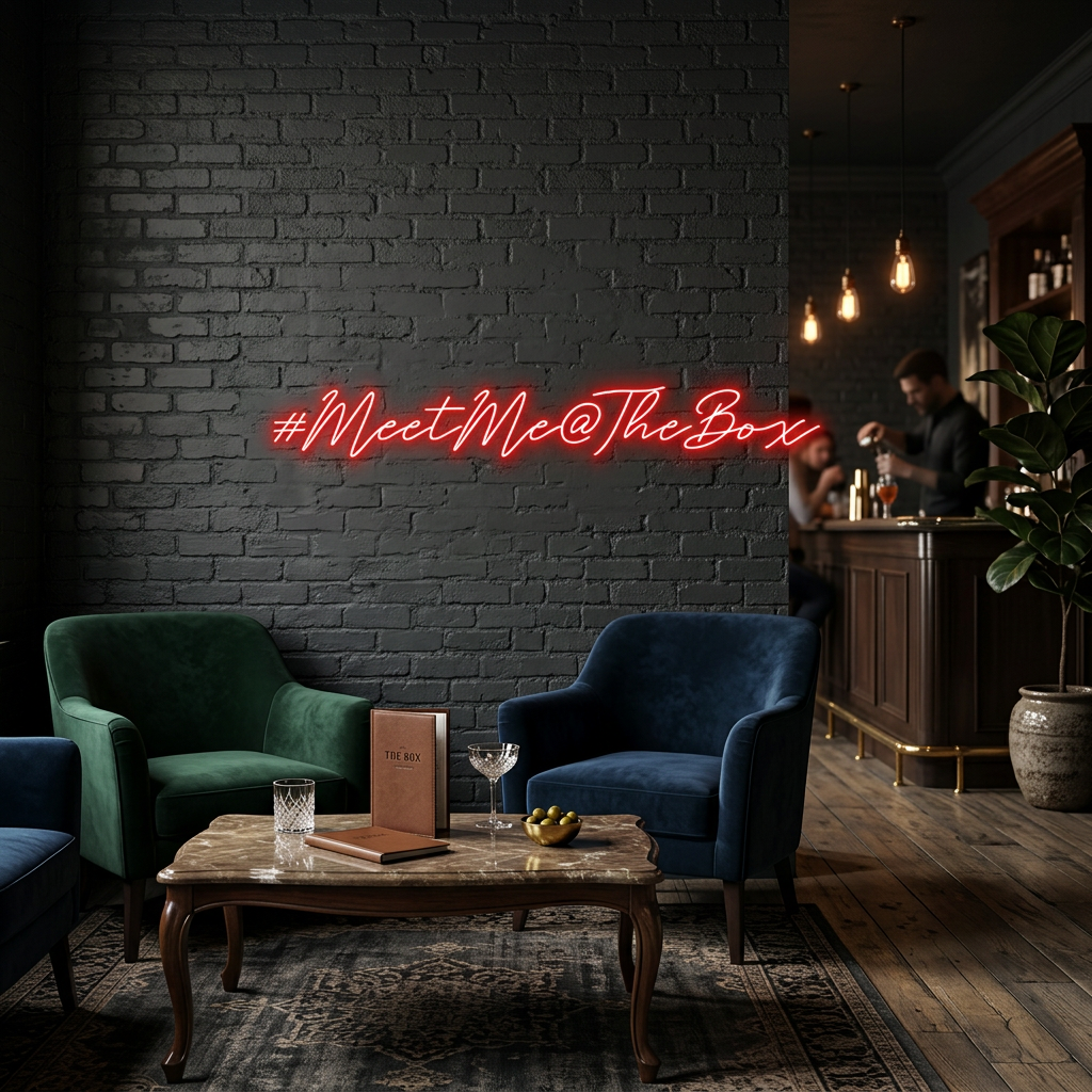 Custom Neon: #MeetMe@TheBox