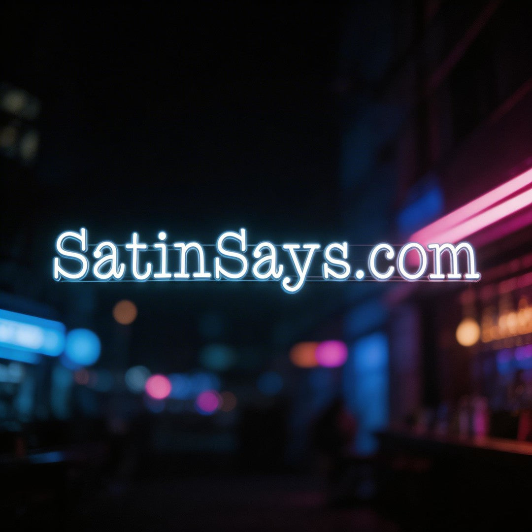 Custom Neon: SatinSays.com