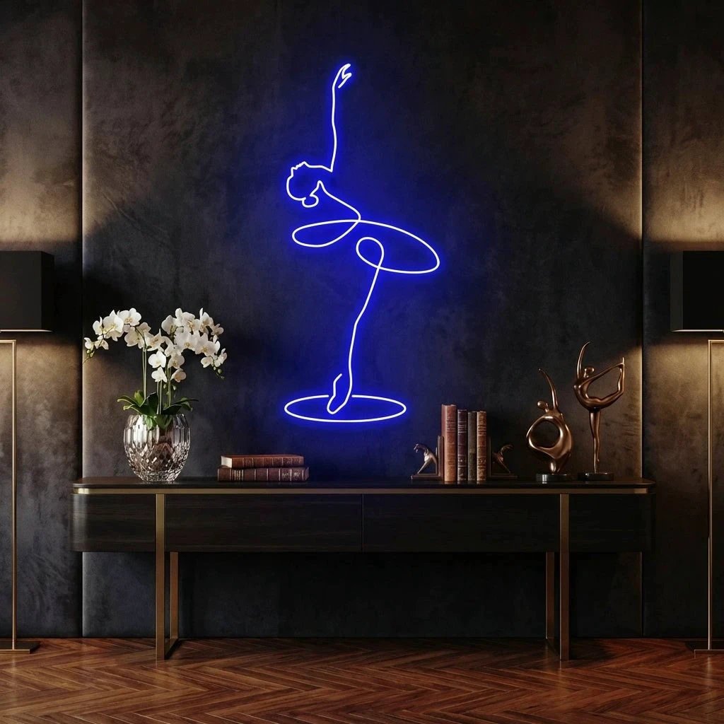 Ballerina Led Neon Sign Light