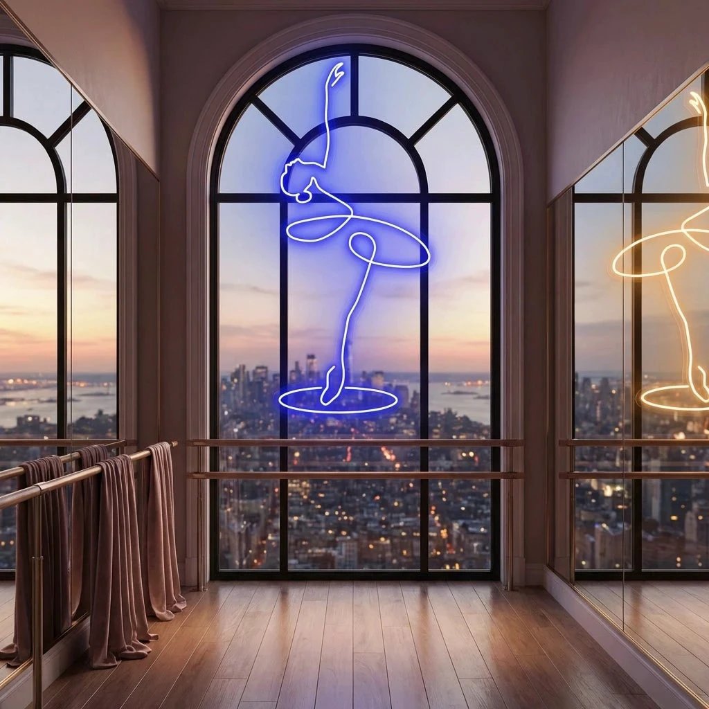 Ballerina Led Neon Sign Light