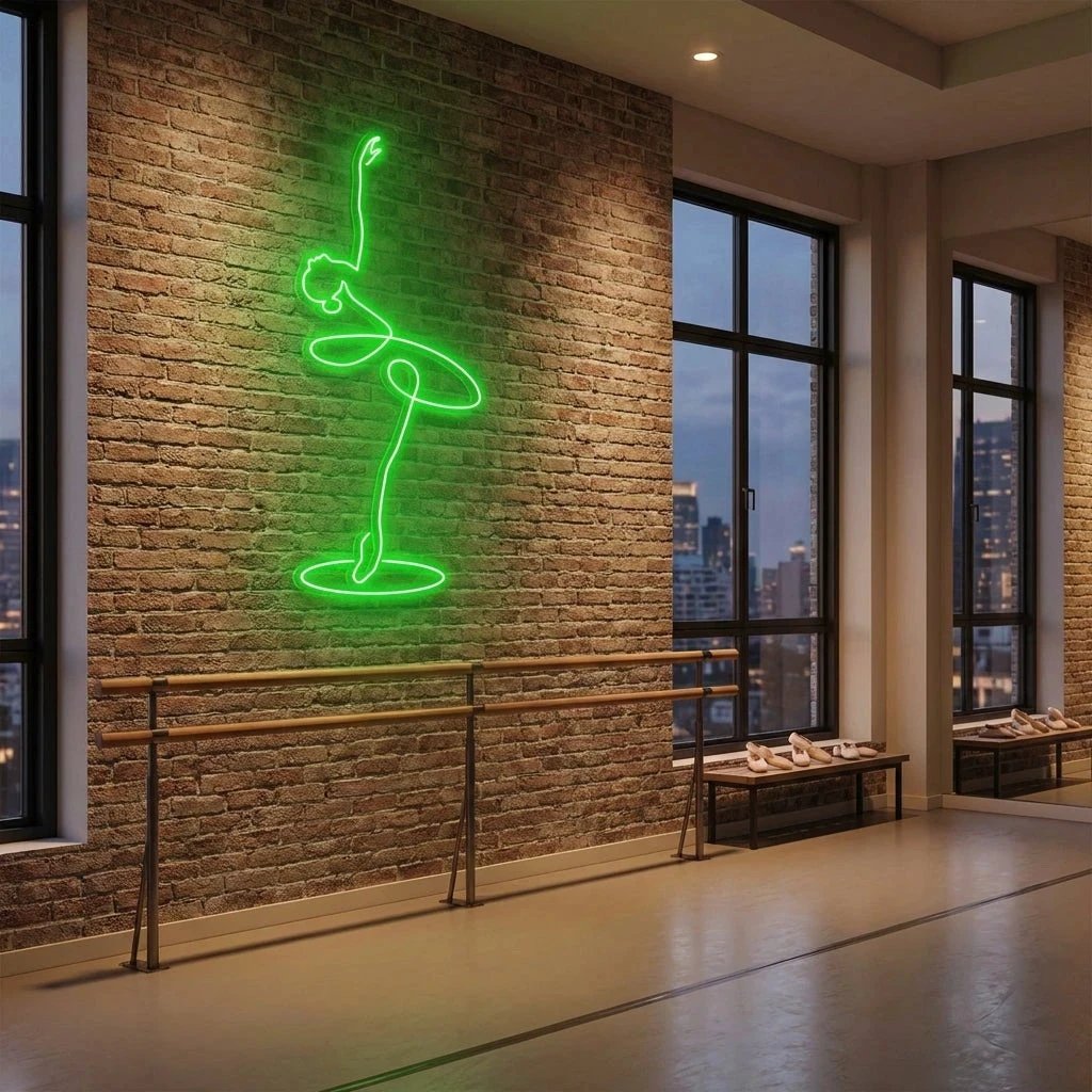 Ballerina Led Neon Sign Light