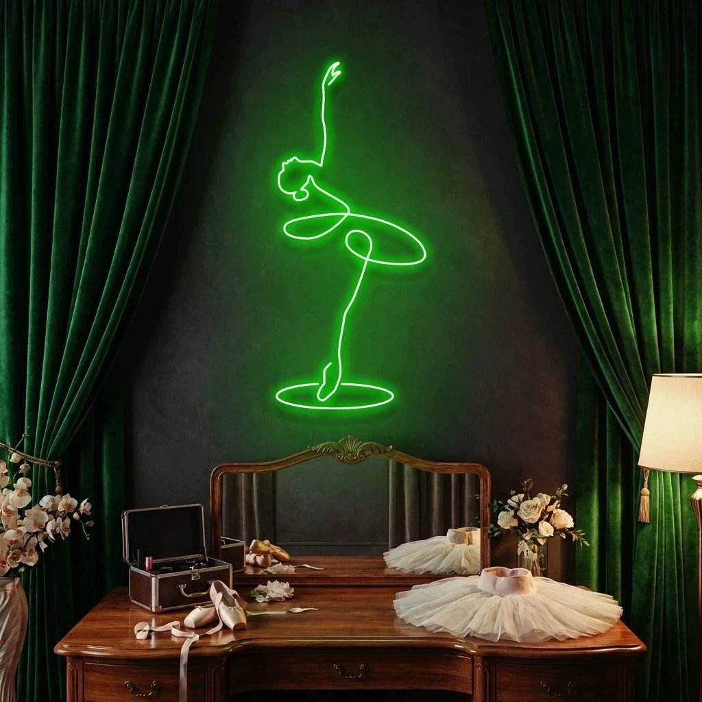 Ballerina Led Neon Sign Light