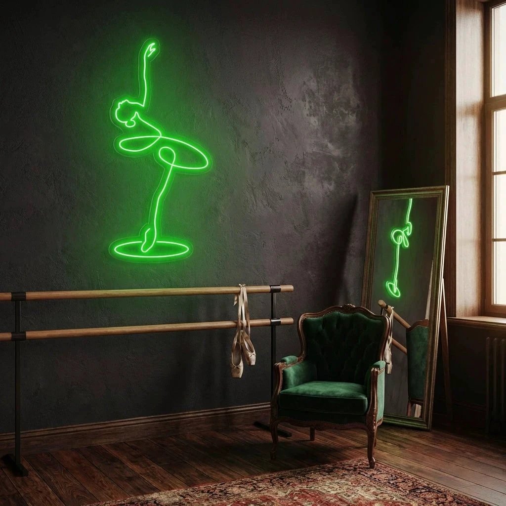 Ballerina Led Neon Sign Light