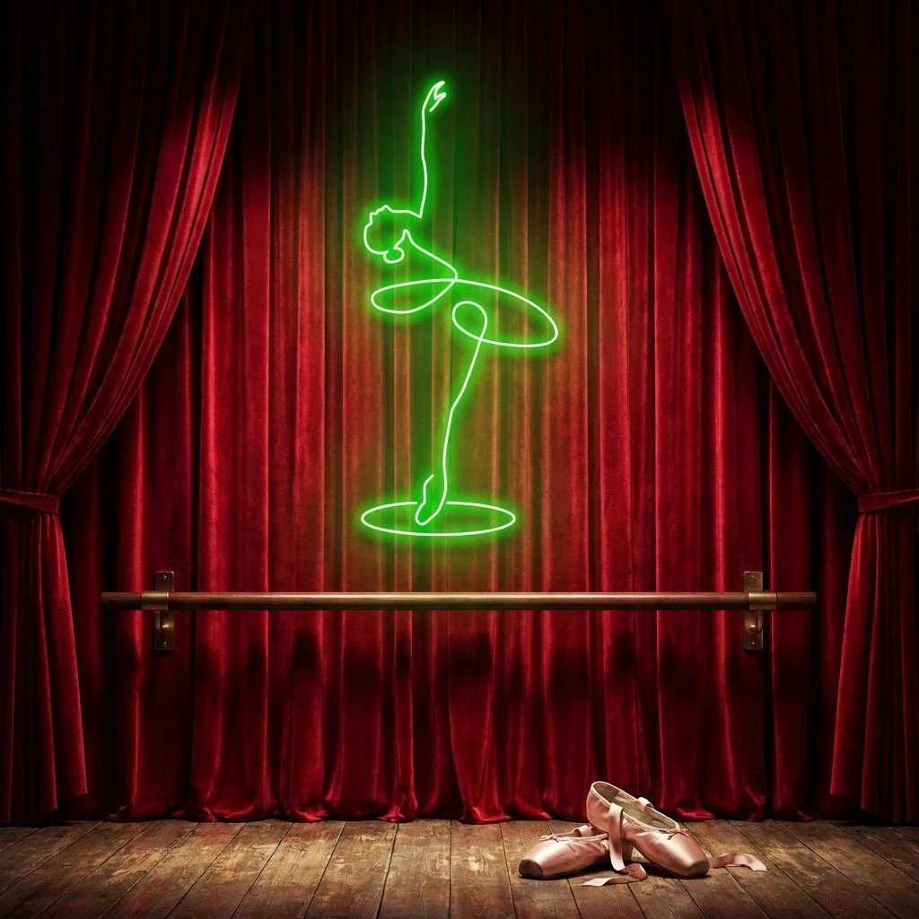 Ballerina Led Neon Sign Light