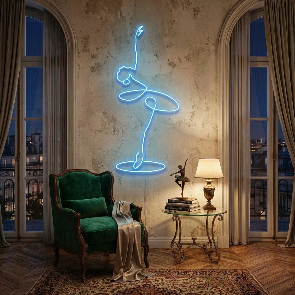 Ballerina Led Neon Sign Light