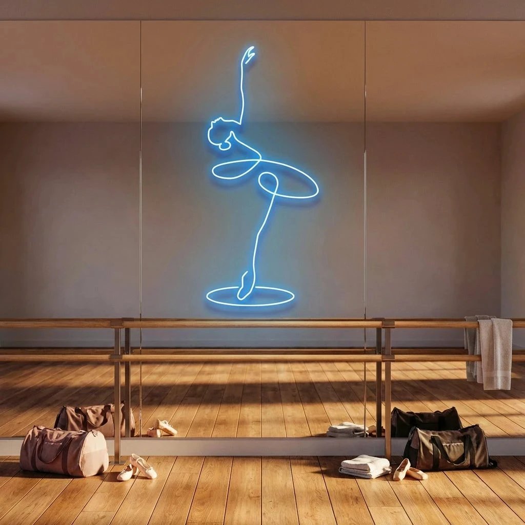 Ballerina Led Neon Sign Light