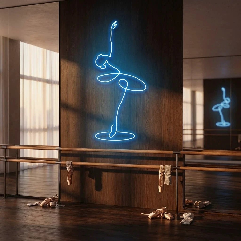 Ballerina Led Neon Sign Light