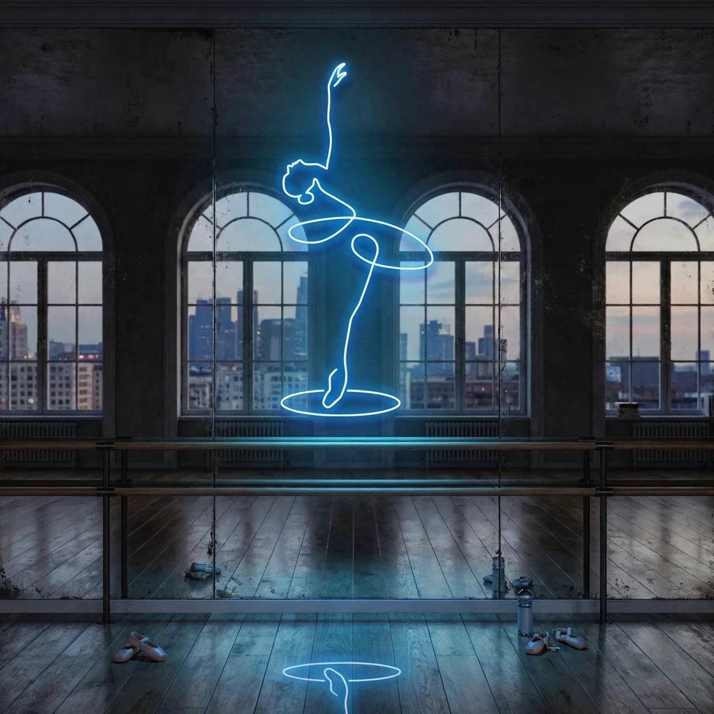 Ballerina Led Neon Sign Light