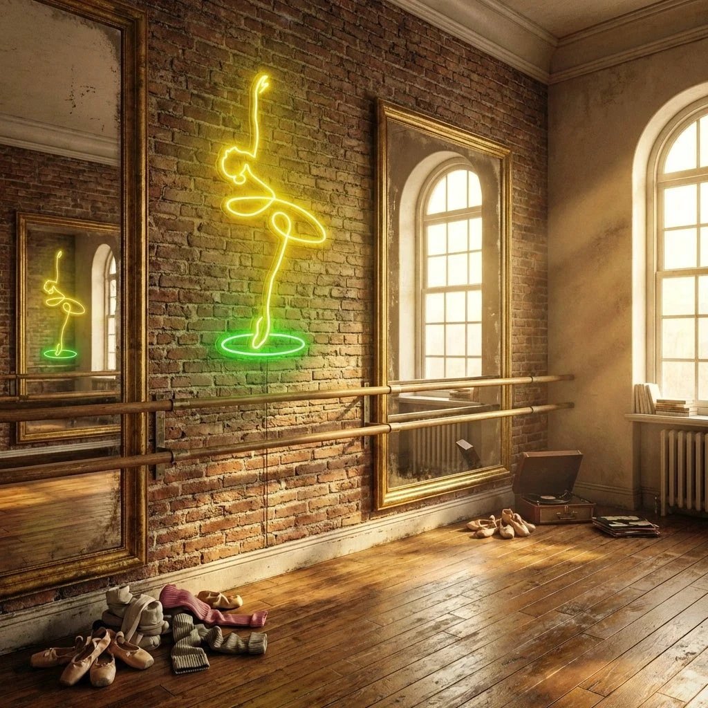 Ballerina Led Neon Sign Light