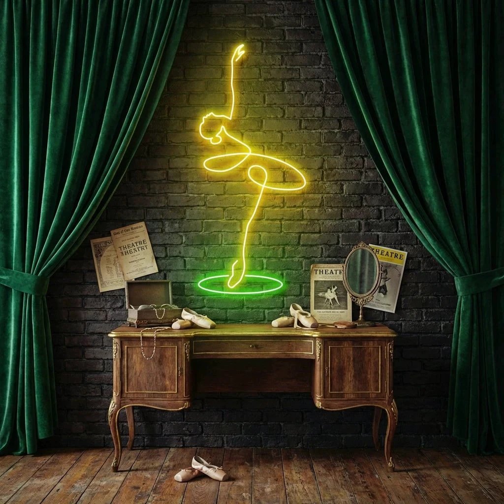 Ballerina Led Neon Sign Light