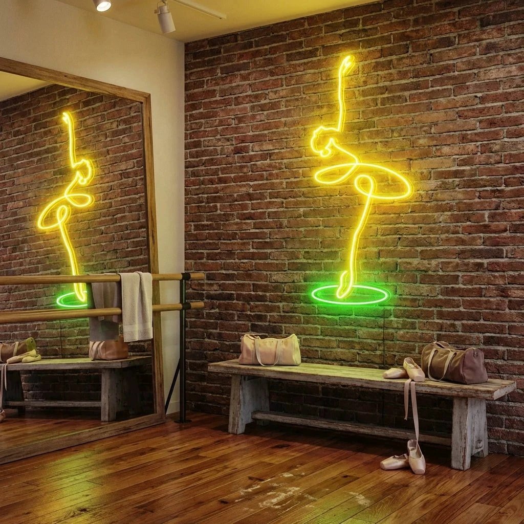 Ballerina Led Neon Sign Light