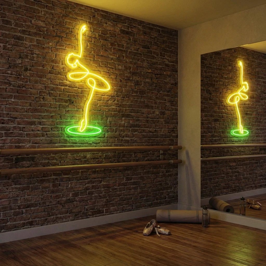 Ballerina Led Neon Sign Light