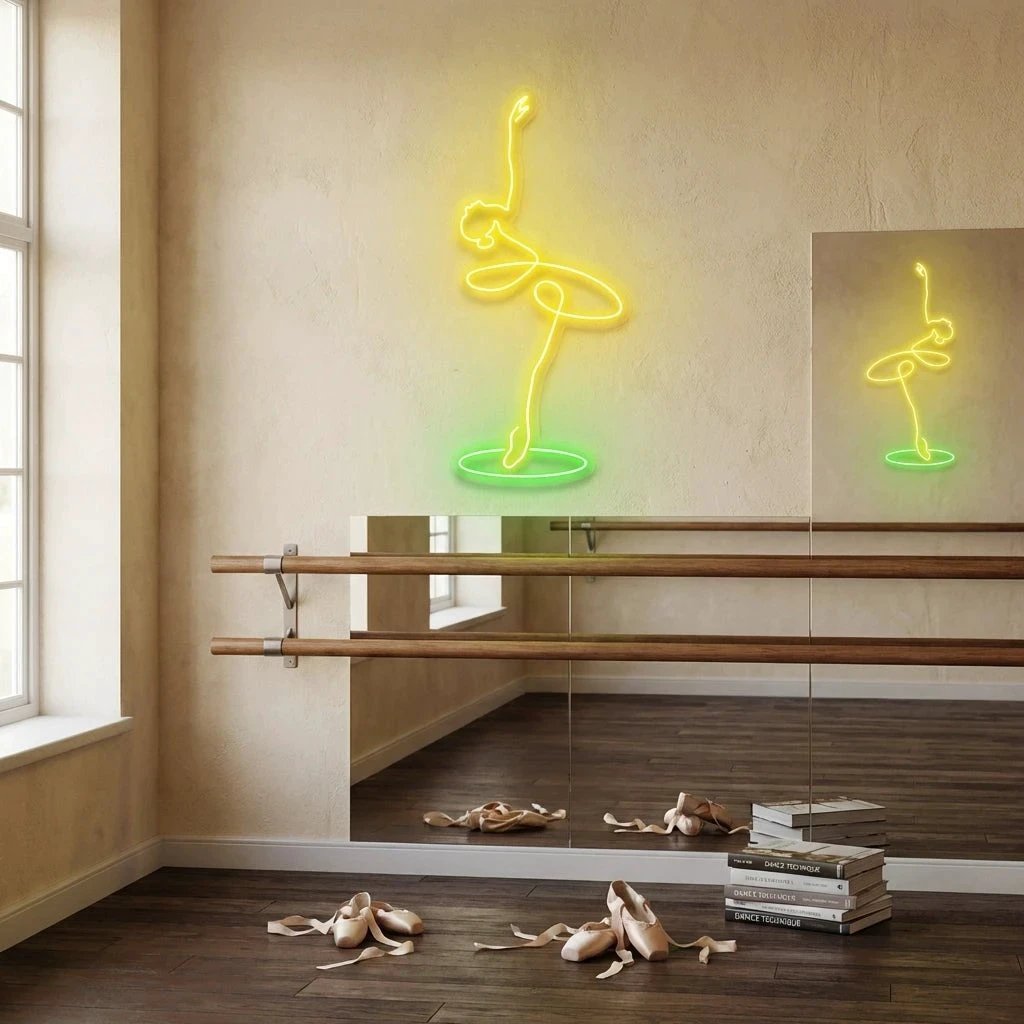 Ballerina Led Neon Sign Light