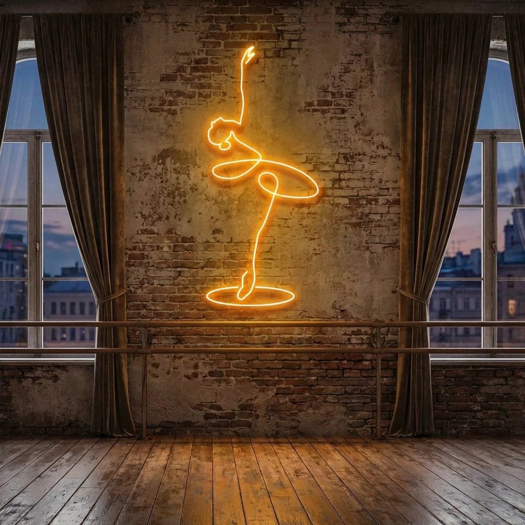 Ballerina Led Neon Sign Light