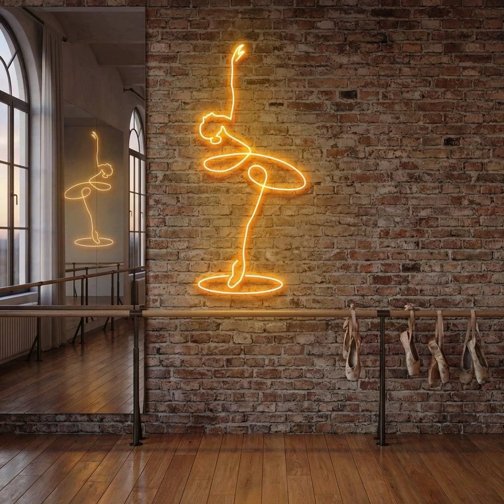 Ballerina Led Neon Sign Light