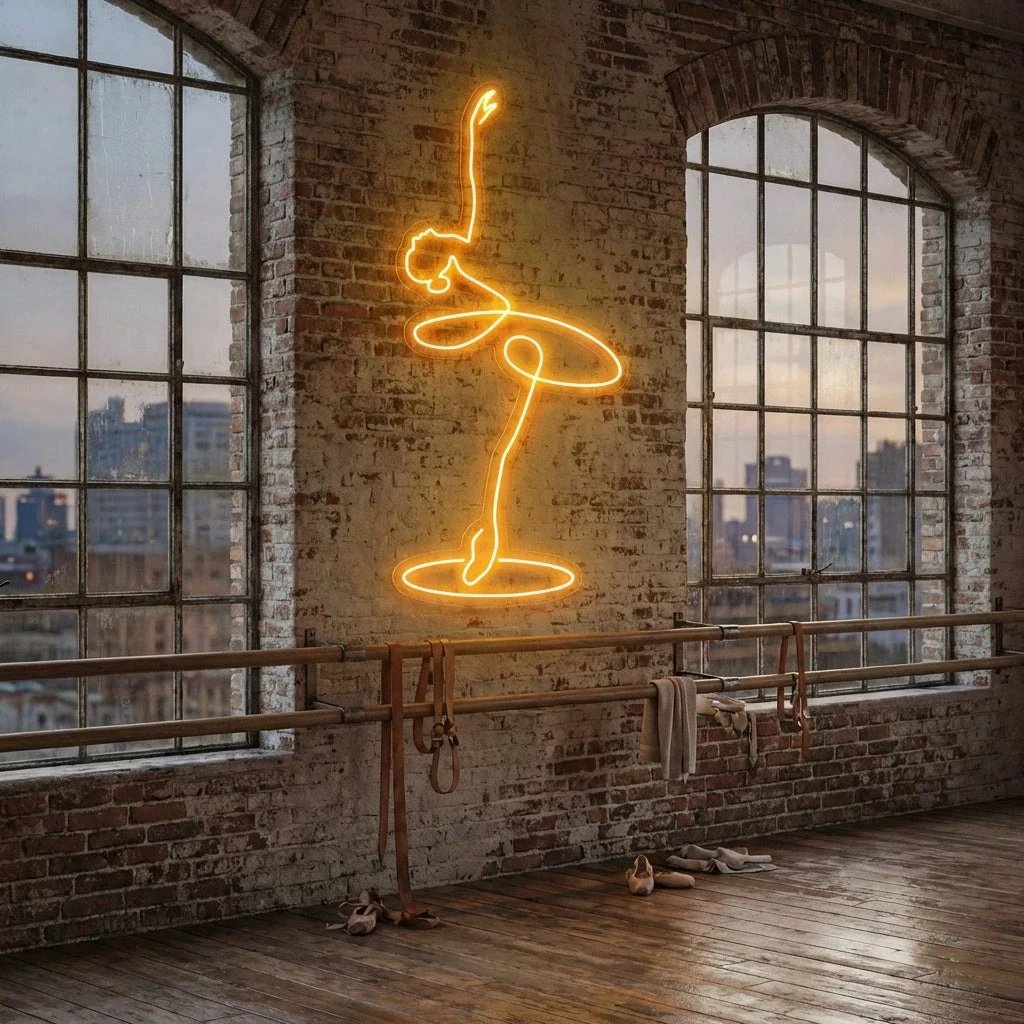 Ballerina Led Neon Sign Light