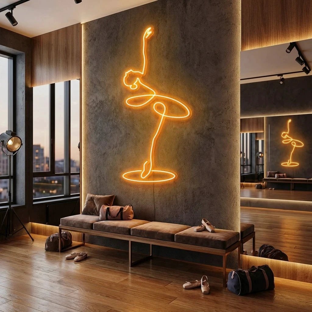 Ballerina Led Neon Sign Light