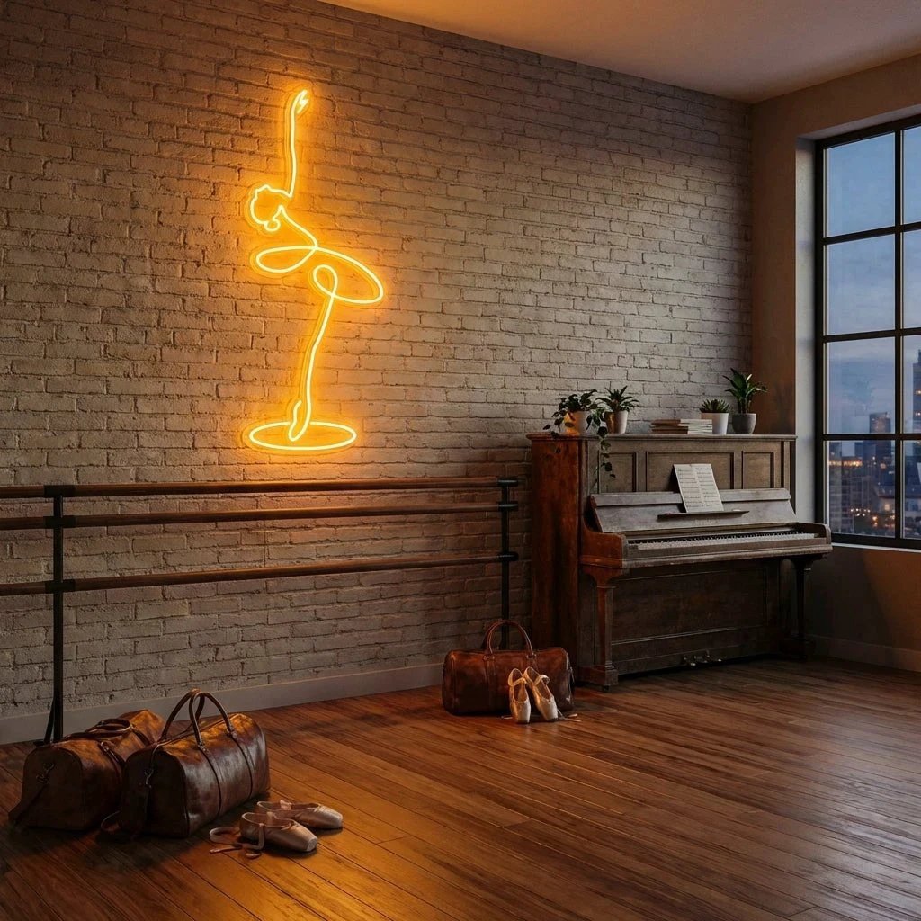 Ballerina Led Neon Sign Light