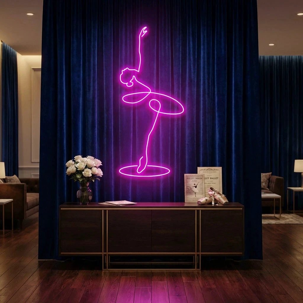 Ballerina Led Neon Sign Light