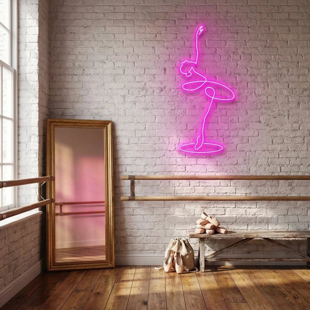 Ballerina Led Neon Sign Light