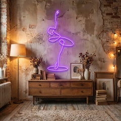 Ballerina Led Neon Sign Light