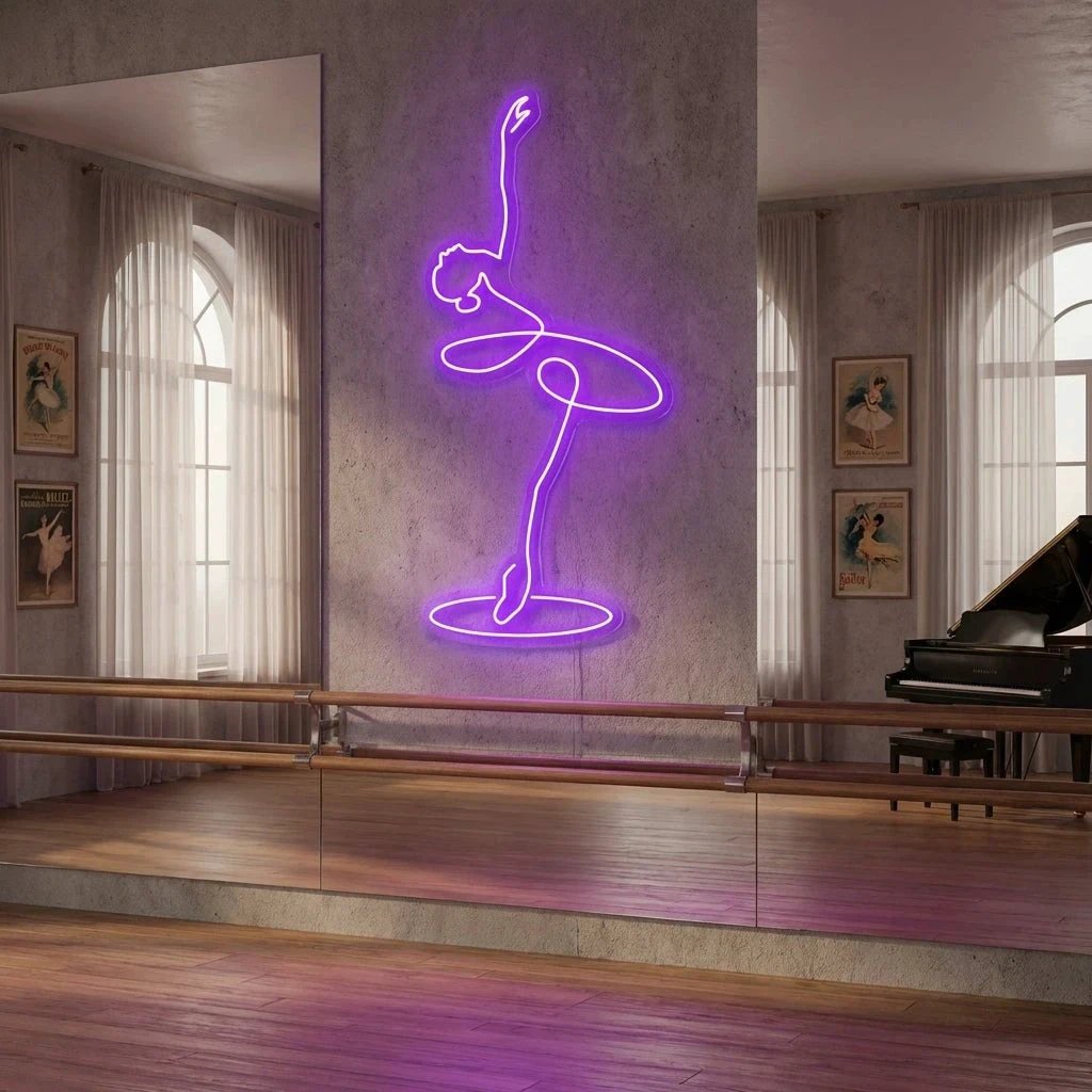 Ballerina Led Neon Sign Light