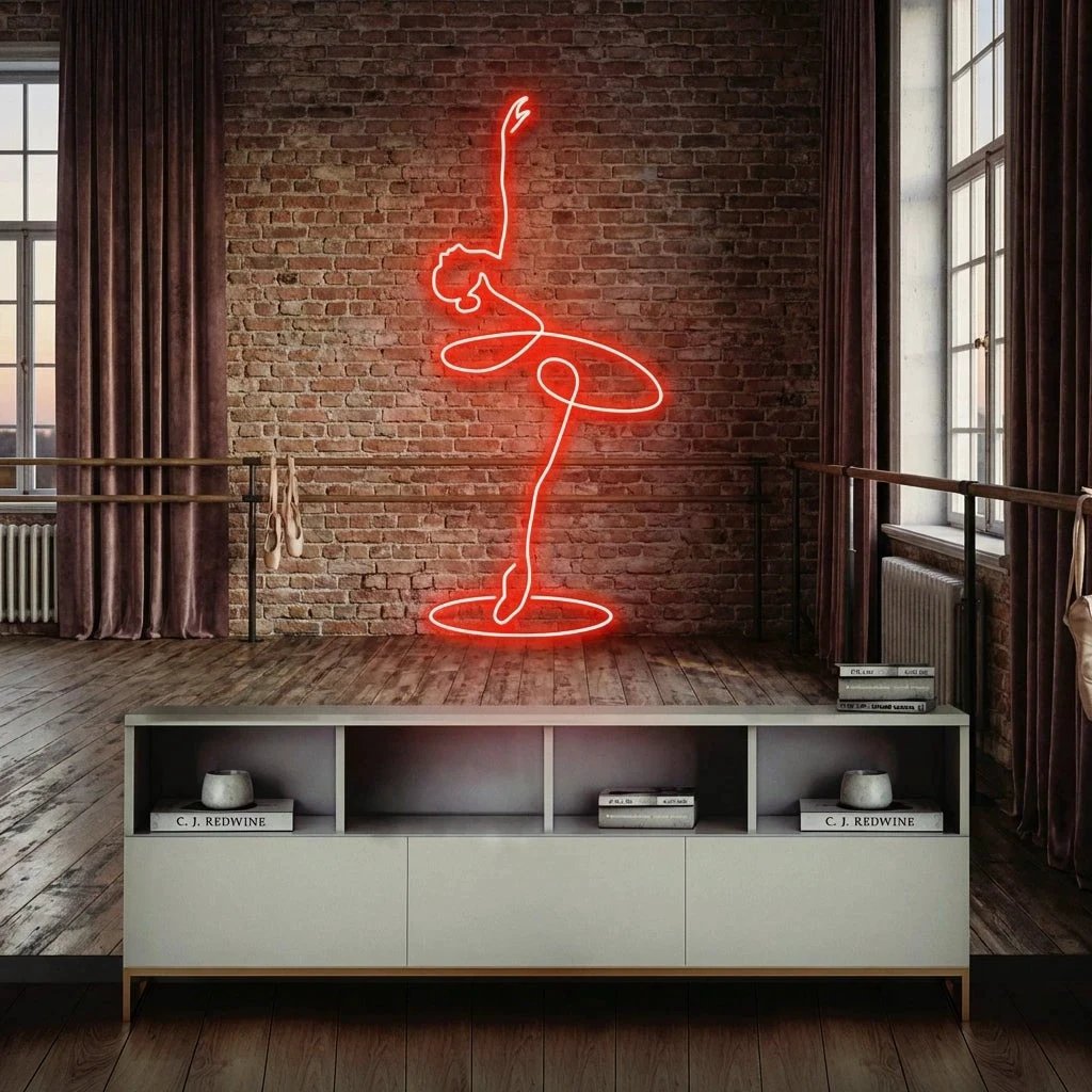 Ballerina Led Neon Sign Light