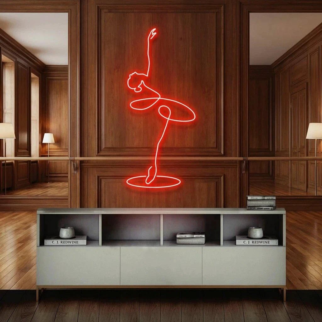 Ballerina Led Neon Sign Light