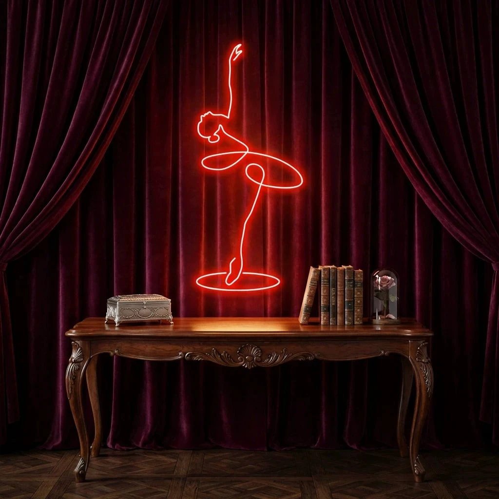 Ballerina Led Neon Sign Light