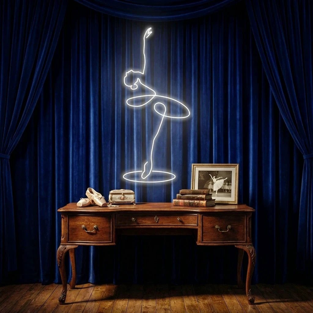 Ballerina Led Neon Sign Light