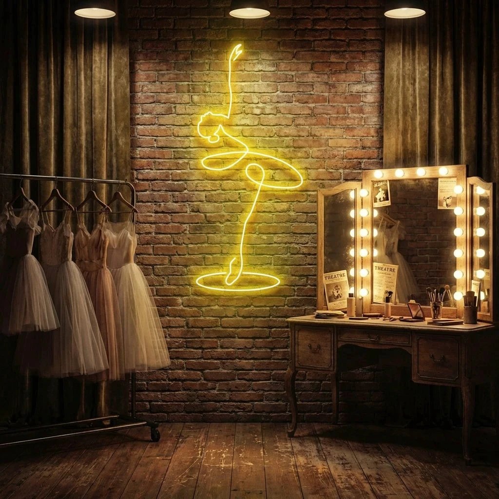 Ballerina Led Neon Sign Light