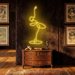 Ballerina Led Neon Sign Light