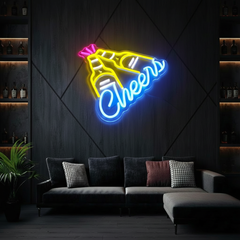 LED Beer Neon Sign Led Light up for Wall Art