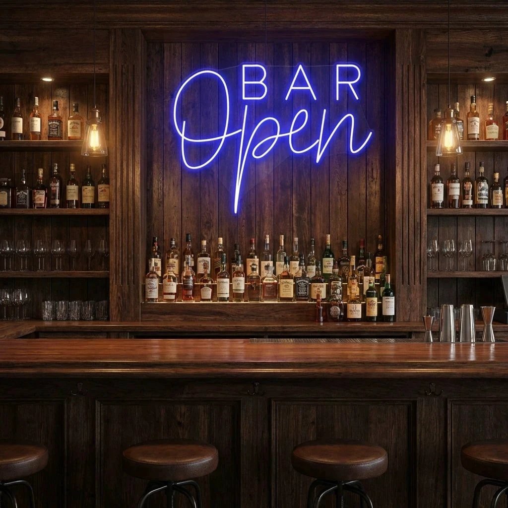 Bar Open Led Neon Sign Light