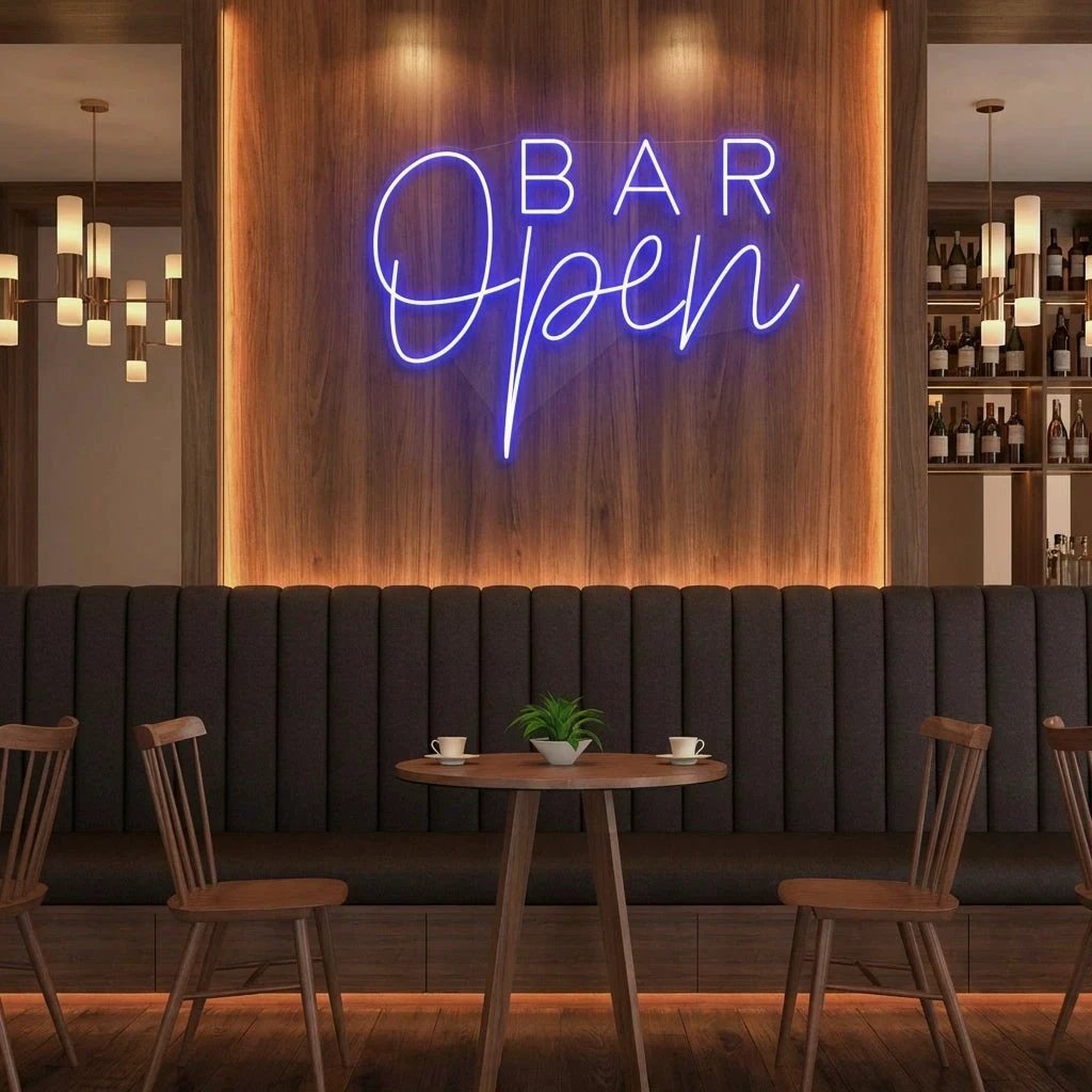 Bar Open Led Neon Sign Light
