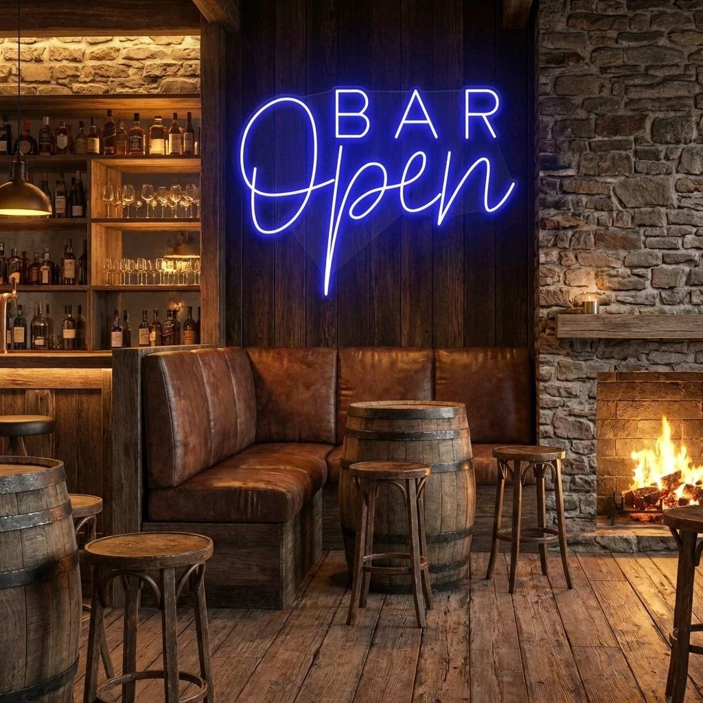 Bar Open Led Neon Sign Light