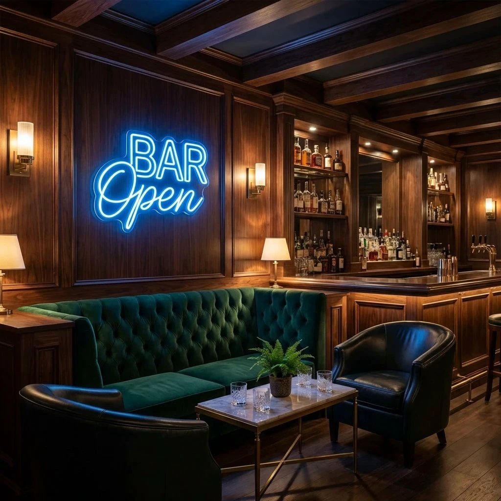 Bar Open Led Neon Sign Light
