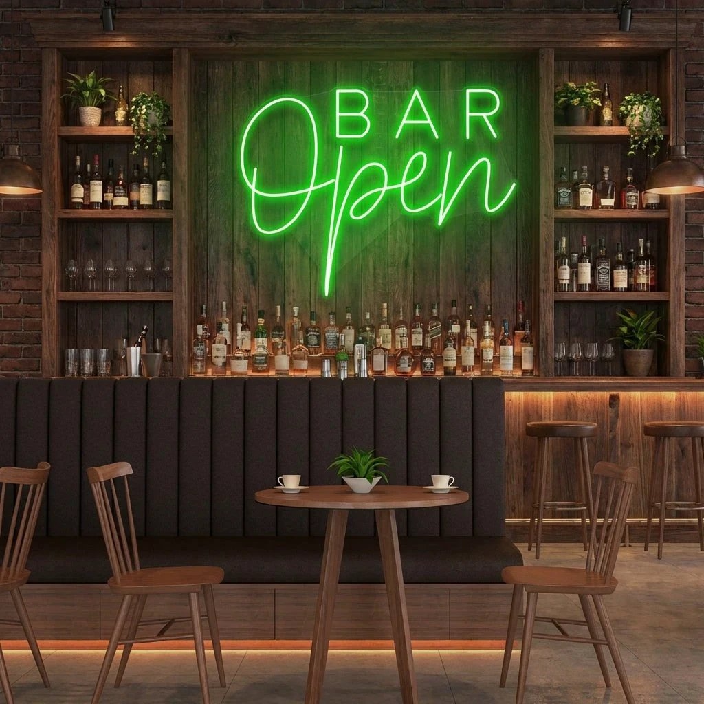 Bar Open Led Neon Sign Light