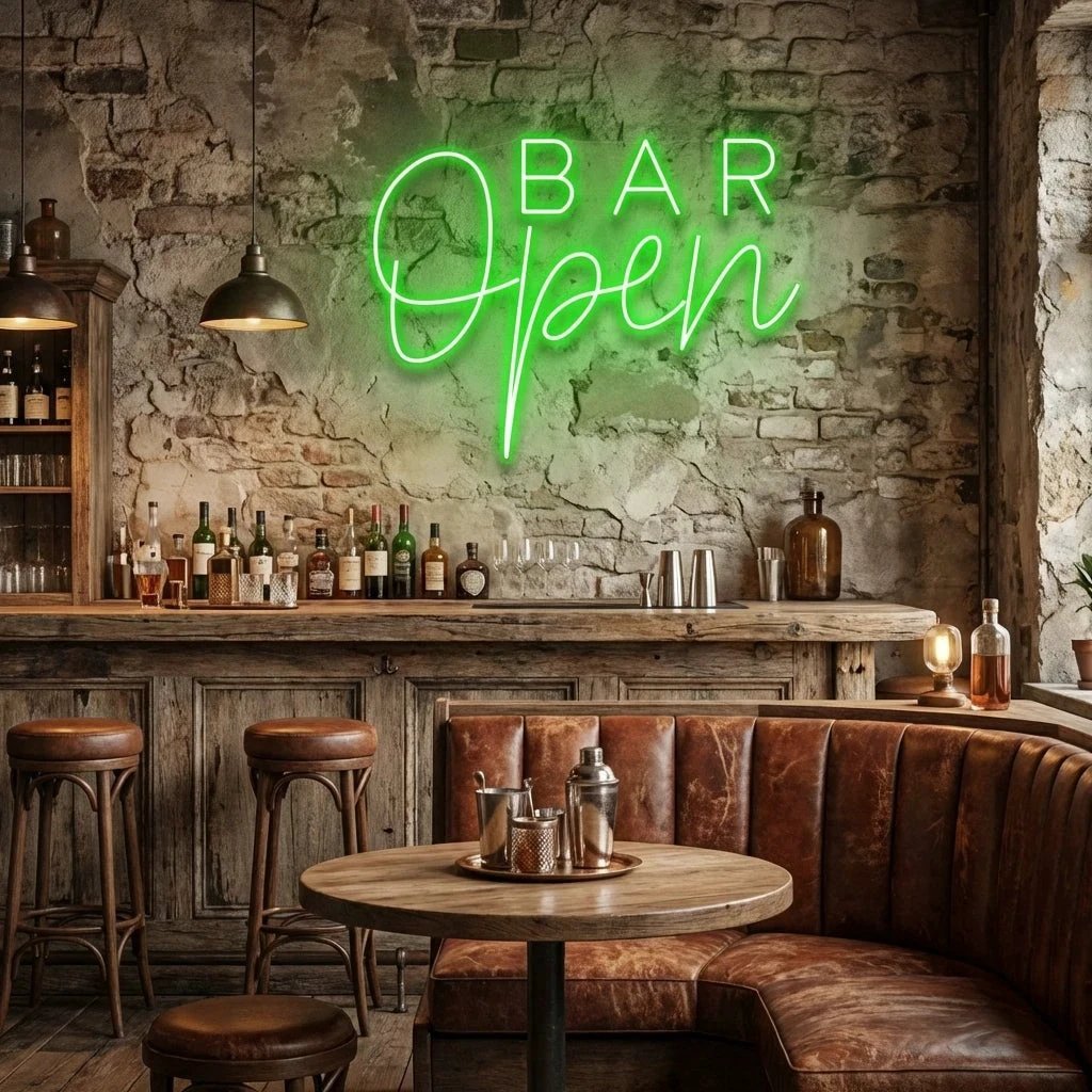 Bar Open Led Neon Sign Light