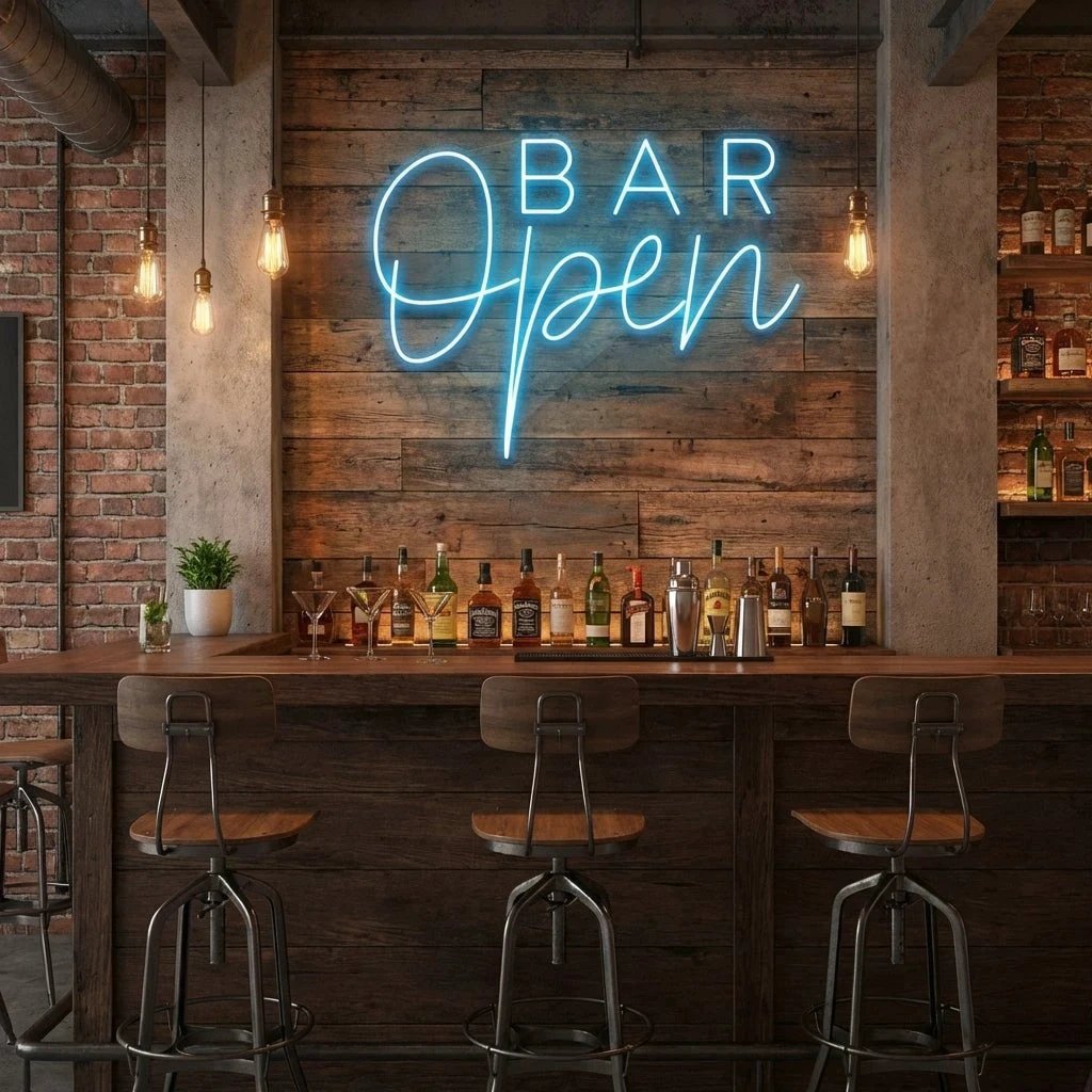 Bar Open Led Neon Sign Light