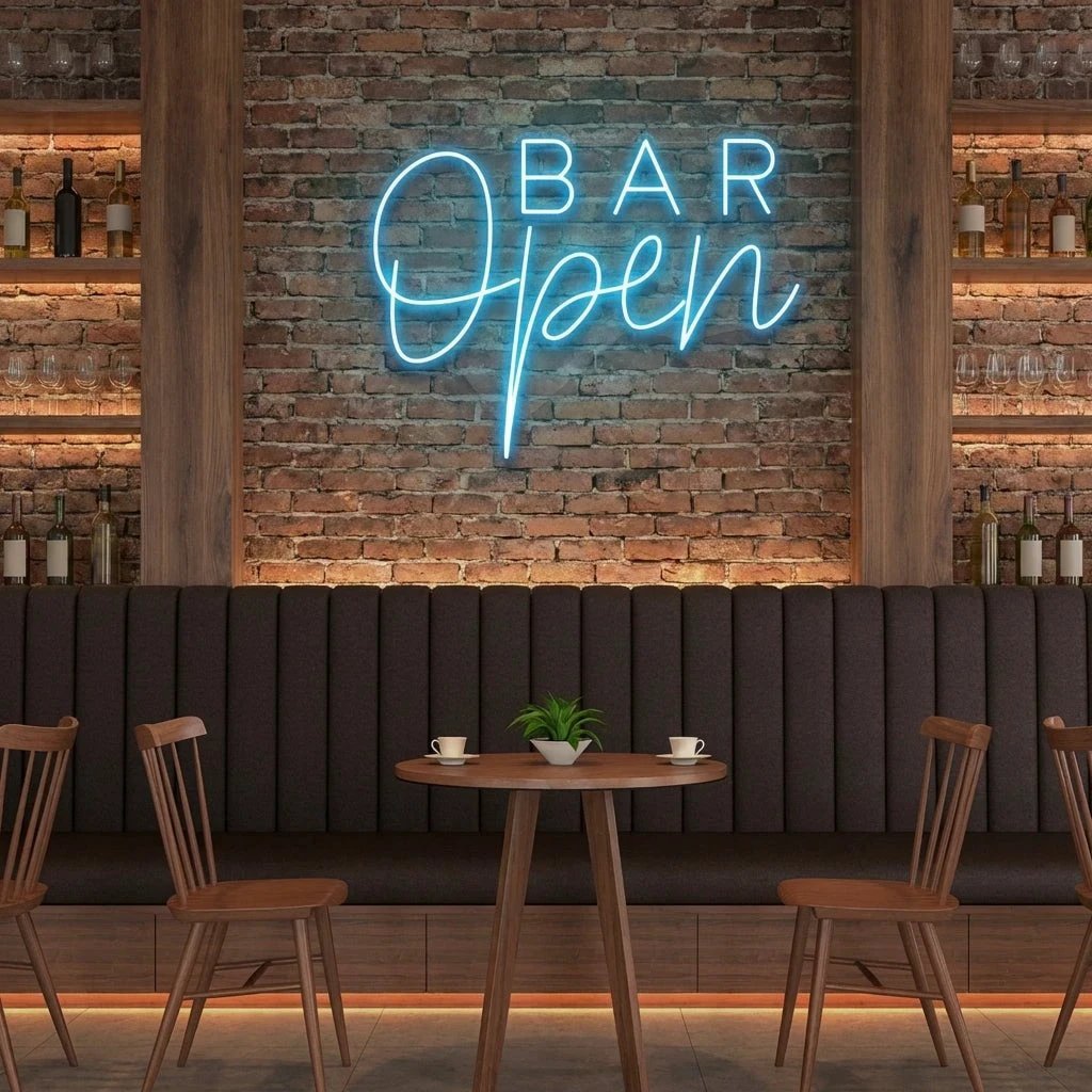 Bar Open Led Neon Sign Light