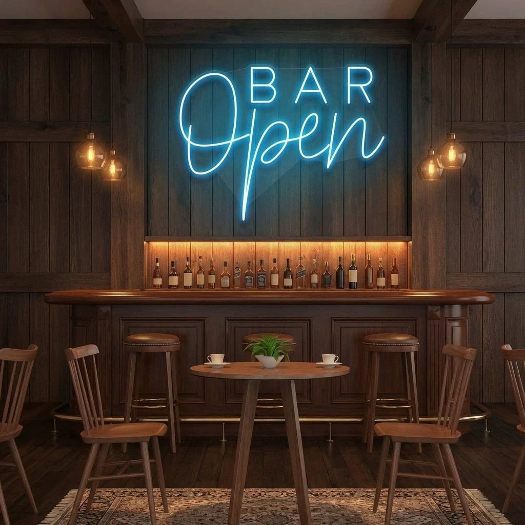 Bar Open Led Neon Sign Light