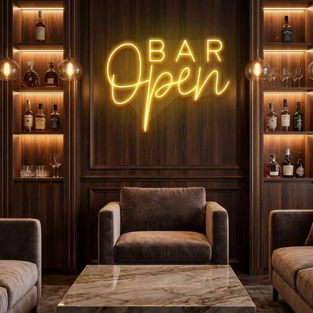 Bar Open Led Neon Sign Light