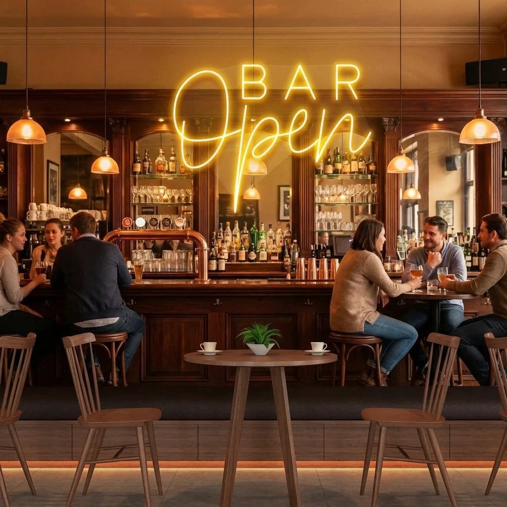 Bar Open Led Neon Sign Light